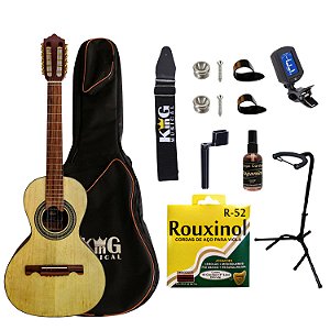 Viola Acústica Giannini VS4 CEDRO Natural Capa Limpa Cordas