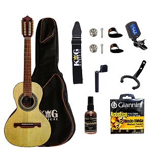 Viola Acústica Giannini VS4 CEDRO Natural Capa Limpa Cordas