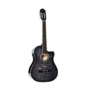 Violão Aço Elétrico Vogga VCE218NC GY Gray Sunburst