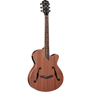 Violão Hofma Natural Satin Elétrico Mini Jumbo HMF240