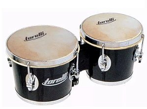 Bongô Torelli Preto 6 X7 Madeira Com Fórmica Tb010