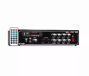Amplificador Som Ambiente Seletor Receiver Borne Rc7000 80w