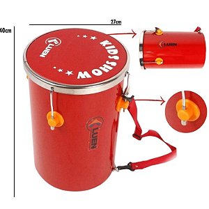 Tantan Luen 40X10" Kids Show Colorsteel Vermelho