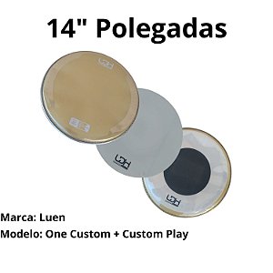 Pele Luen One Custom 14" Polegadas Dourada + Custom Play