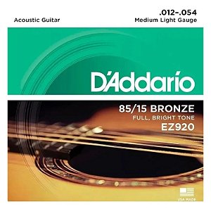 Encordoamento Para Violão de Aço D'addario EZ920 .012