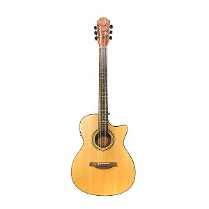 Violao Concert Aco Cutaway Eletrico Natural GF100CE N BENSON