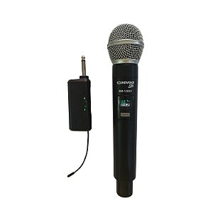 Microfone Sem Fio Dinâmico Cardióide Frequência VHF MM120SF