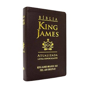 Biblia King James Atualizada 400 Anos Hipergigante Marrom