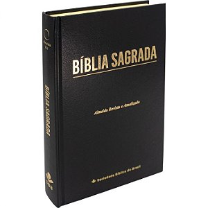 Bíblia Sagrada Letra Grande Capa Dura ARA Preto