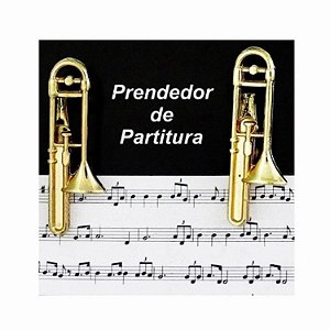 Prendedor de Partitura Paganini Clipets Trombone
