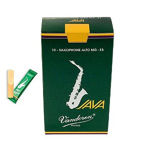 Palheta Sax Alto Vandoren Java Nº2 Caixa Fechada 10 Palheta