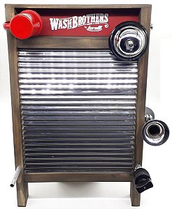 Washboard Torelli  Aço Inox Percussão TWB39 Grande Aluzinco