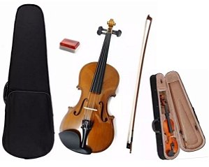 Violino Estudante 3/4 Dominante Com Case Estojo Arco Breu