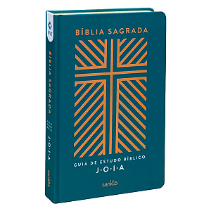 Biblia Sagrada NVT com Guia de Estudo Joia Capa Verde