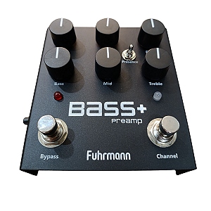 Pedal de Efeitos Baixo Bass+ Preamp XLR Análogo Fuhrmann