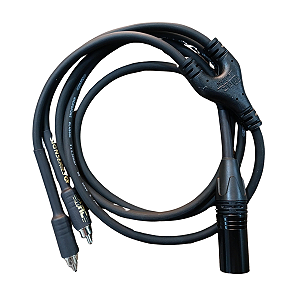 Cabo XLR Macho x 2 RCA 1,52 Metro Classic Mac Cabos