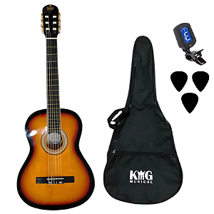 Kit Violão de Nylon Acústico Sunburst MYTH MT39N Acessórios