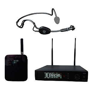 Microfone Sem Fio Headset AKG WP 300 Sport Condensador