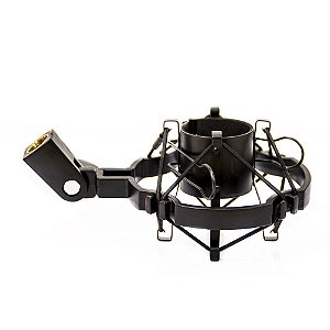 Suporte Shock Mount Lexsen LSM-1B Preto para Microfone