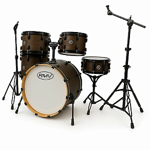 Bateria Acústica Cross RMV Sem Banco e Sem Pratos Bumbo 22