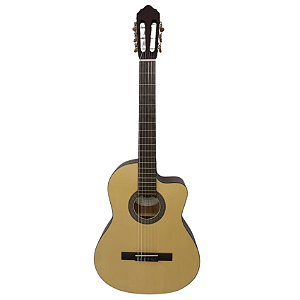 Violão De Nylon Cort Eletroacústico Com Cutway  AC 120CE OP