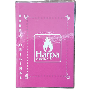 Harpa Cristã Original Rosa Letra Grande Capa Transparente