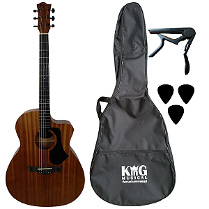 Kit Violão Aço Tagima Dallas Gran Reserva Acessórios