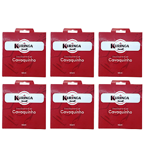 Kit 6 Encordoamentos Para Cavaquinho KE011 Torelli Kuringa