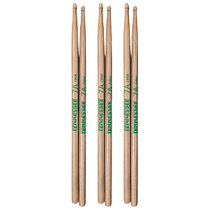 Kit 3 Pares Baqueta 7A TennesseLiverpool Ponta Madeira Jataí