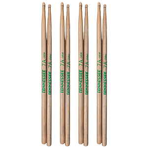 Kit 4 Pares Baqueta 7A TennesseLiverpool Ponta Madeira Jataí