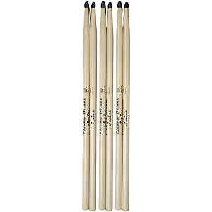 Kit 3 Pares Baqueta Liverpool Electro Drums 5A Ponta Nylon