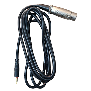 Cabo Para Microfone XLR Fêmea P2 2 Metros