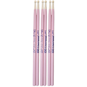 Kit 3 Pares Baqueta 7A Liverpool Bella Series Marfim Rosa