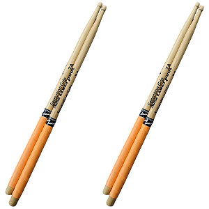 Kit 2 ParesBaqueta 7A Liverpool Sansation Grip EVA Laranja