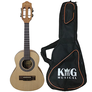 Kit Cavaco Eletroacústico Hofma HCV30 PSTNT Natural Com Capa