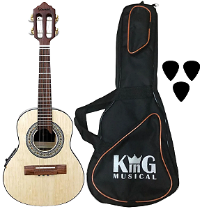 Kit Cavaco Elétrico Giannini Raiz CS1 Com Capa e Palhetas