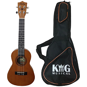 Kit Ukulele Concert Shelby SU23M STNT Com Capa Extra Luxo