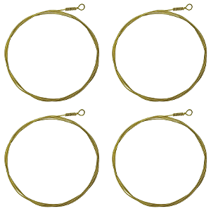 Bordão Profissional Malacacheta Tarol Caixa Kit Com 4