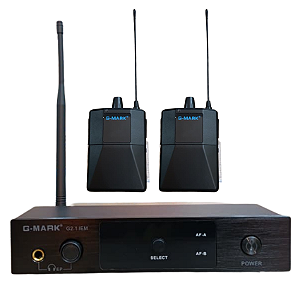 Sistema Monitor De Palco Sem Fio Duplo G-Mark G2.1