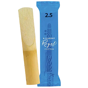 Palheta Nº2,5 Para Clarinete Rico Royal RCB0125