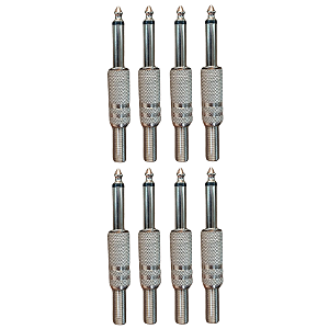 Kit Com 8 PLUG P10 Mono Mola KING MUSICAL Genérico