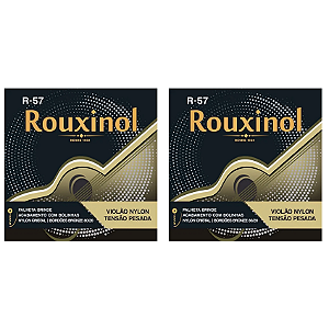 Kit 2 Encordoamentos Corda Para Violão Nylon Rouxinol R-57