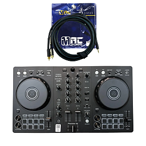 Kit Controladora Pioneer Dj DDJFLX4 + Cabo P2 2RCA SG09N