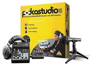 Kit Estudio Behringer Podcastudio USB