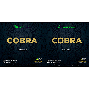 Kit 2 Encordoamentos Cavaquinho Giannini Cobra Tensão Leve