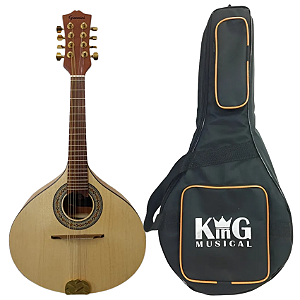 Kit Bandolim Acústico Giannini Raiz BS1 CEDR NS Capa Luxo