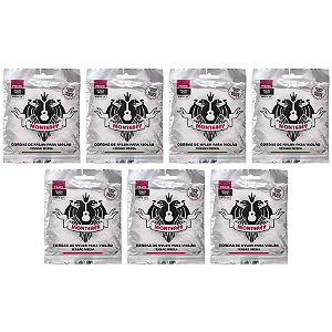 Kit 7 Encordoamentos Para Violão Nylon Monterey Solez EMVN10