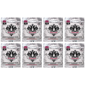 Kit 8 Encordoamentos Para Violão Nylon Monterey Solez EMVN10