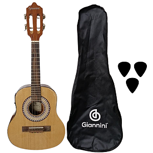 Kit Cavaco Eletroacústico Giannini CS34 SPG EQ Bag Palhetas