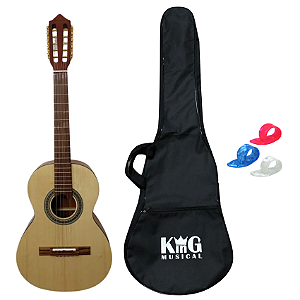 Kit Viola Acústica Giannini VS1H Goal NS Capa Dedeiras